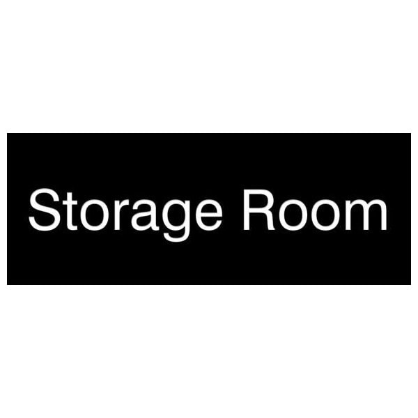 Accuform 8 in W x 3 in H, Engraved Plastic PSG840BK - main